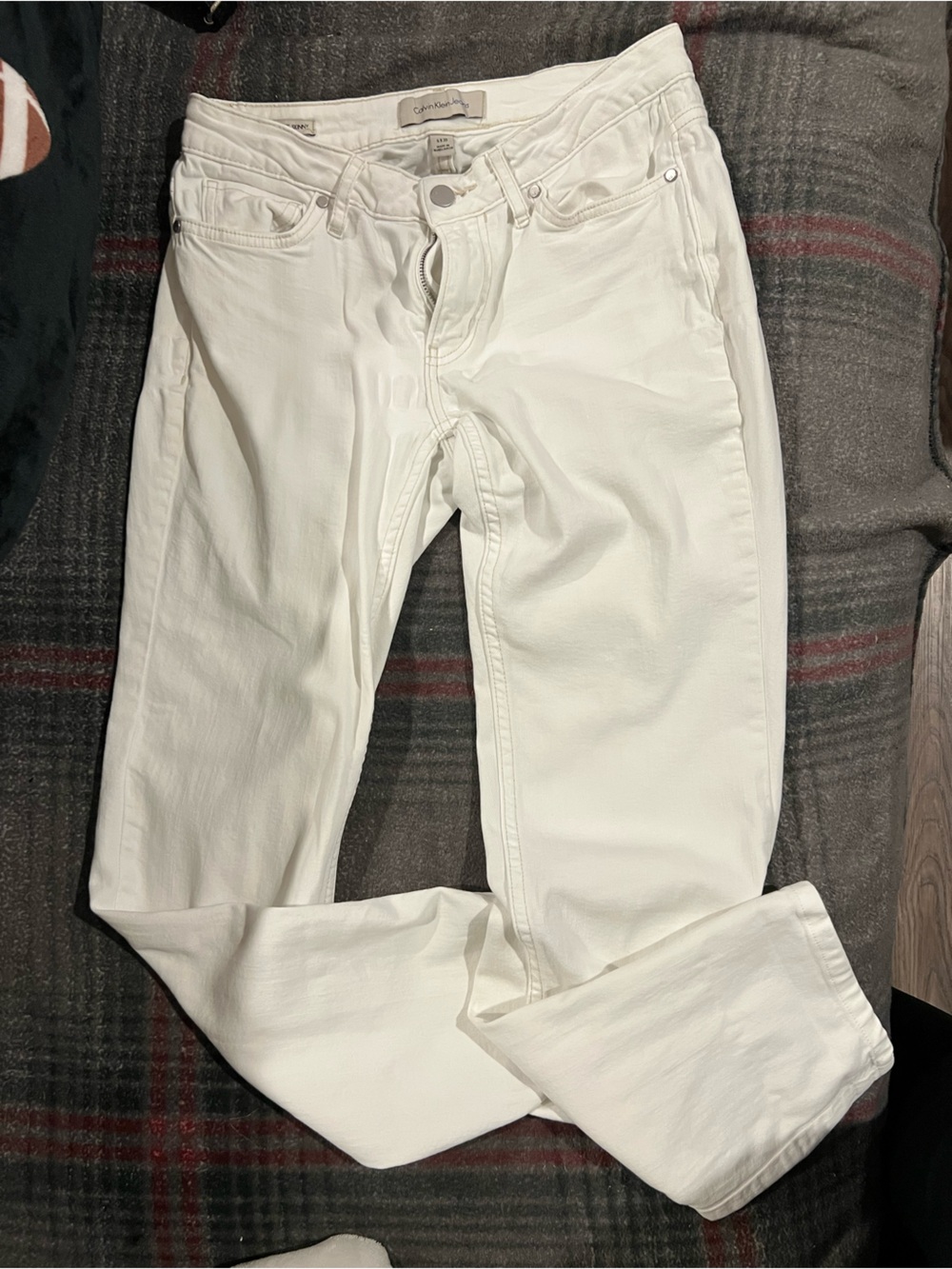 Calvin Klein Jeans White Skinny Women's Jeans